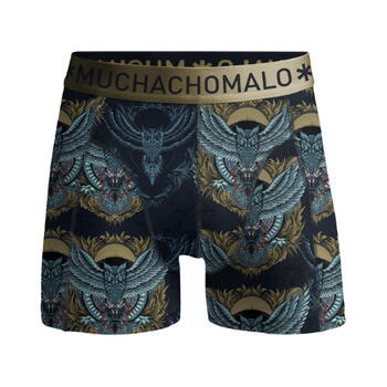 Muchachomalo NiteOwl Blauw/Print Boxershort