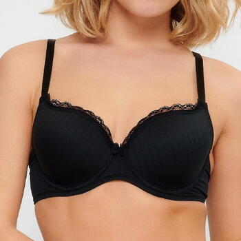 LingaDore Daily Cottonlook Zwart Voorgevormde bh