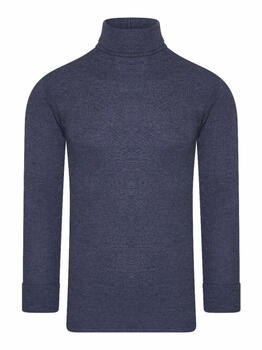 Beeren Ondergoed Collar Blauw Unisex Thermo T-Shirt