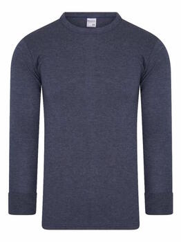 Beeren Ondergoed Basic Blauw Heren Thermo T-Shirt
