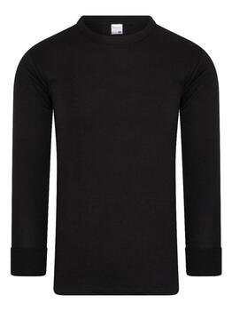 Beeren Ondergoed Basic Zwart Heren Thermo T-Shirt