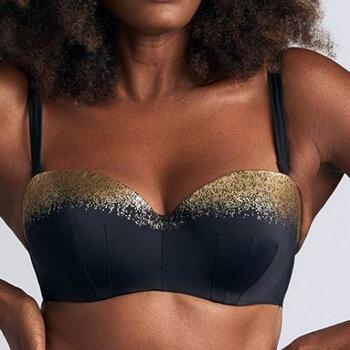 Marlies Dekkers Badmode Isthar Zwart/Goud Voorgevormde Bikinitop