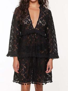 LingaDore Beach Boho Zwart Tuniek