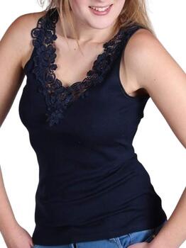 Toker Basic Marine Blauw Top / Shirt
