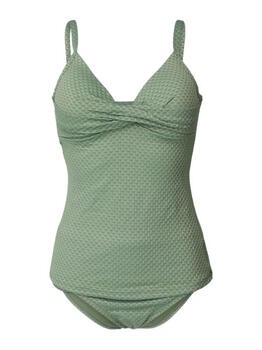 Bomain Rome Groen/Print Tankini Set