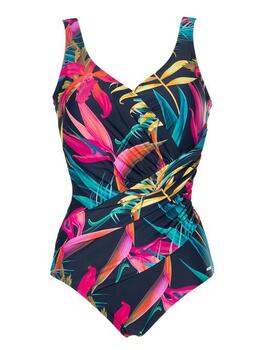 Bomain Bali Marine Blauw/Print Badpak