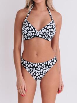 Bomain Tasmanie Zwart/Wit Bikini Set