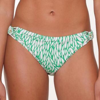 LingaDore Beach Grain grass Groen/Wit Bikini Broekje