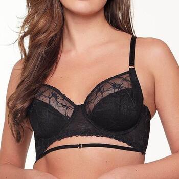 LingaDore Black Lace Zwart Niet voorgevormde bh