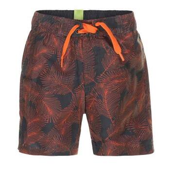  DJ DutchJeans Feather Oranje/Print Zwemshort