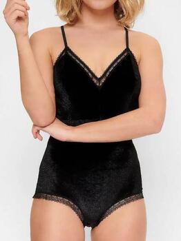 LingaDore Velvet Zwart Body