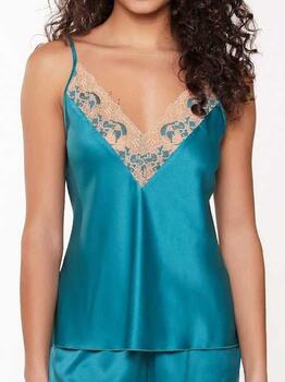 LingaDore Night Turquoise & Sand Turquoise Slaapshirt