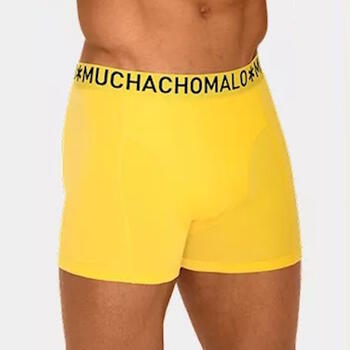 Muchachomalo Light Cotton Solid Geel Boxershort
