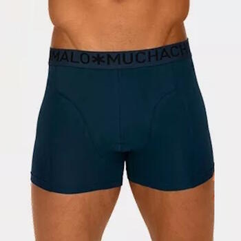 Muchachomalo Light Cotton Solid Petrol Boxershort