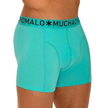 Muchachomalo Light Cotton Solid Aqua Boxershort