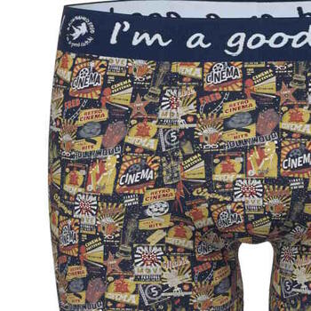 A Fish Named Fred Cinema Marine Blauw/Print Boxershort