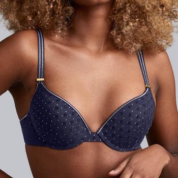 Marlies Dekkers Petit Point Marine Blauw Push Up bh