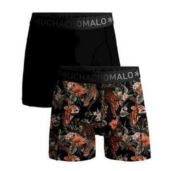 Muchachomalo Tiger Zwart/Print Modal Boxershort
