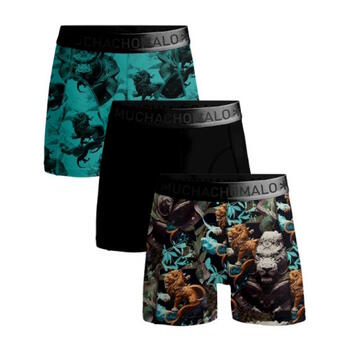 Muchachomalo Lion Zwart/Print Boxershort