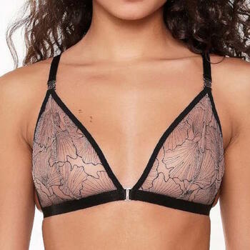 LingaDore Black Flower Zwart Wireless bh