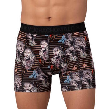 Muchachomalo Leopard Zwart/Print Boxershort