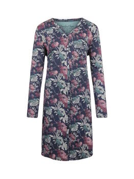 Charlie Choe Cold Days Blauw/Print Nachthemd