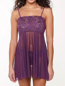 LingaDore Majesty purple Paars Babydoll