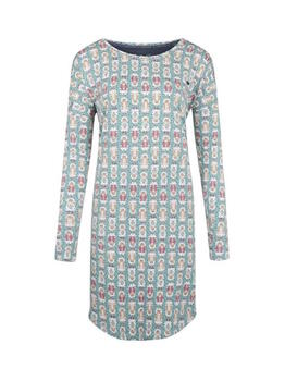 Charlie Choe Cold Days Groen/Print Nachthemd