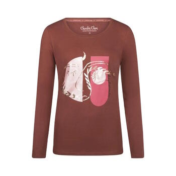 Charlie Choe Warm Nights Bruin Slaapshirt