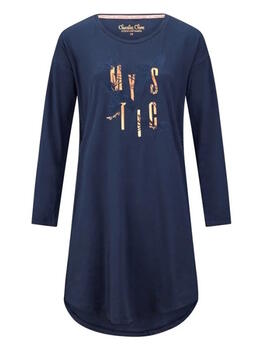 Charlie Choe Mystic Dreams Marine Blauw Nachthemd