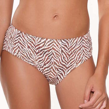 LingaDore Beach  Crazy wild & fun  Bruin/Print Bikini Broekje