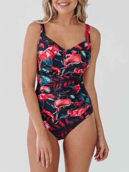 Bomain Lissabon Marine Blauw/Print Badpak