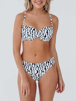 Bomain Lagos Wit/Zwart Bikini Set