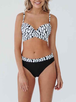 Bomain Lagos Wit/Zwart Bikini Set