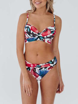 Bomain Lissabon Wit/Print Bikini Set
