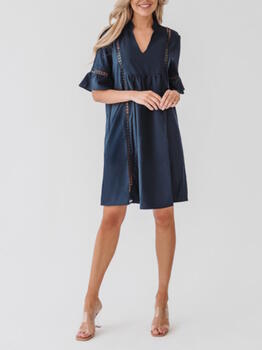 Bomain Capri Marine Blauw Strandjurk