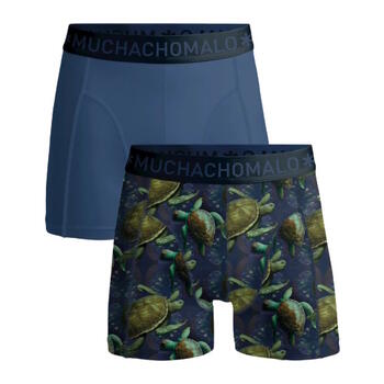 Muchachomalo Turtles Blauw/Print Modal Boxershort