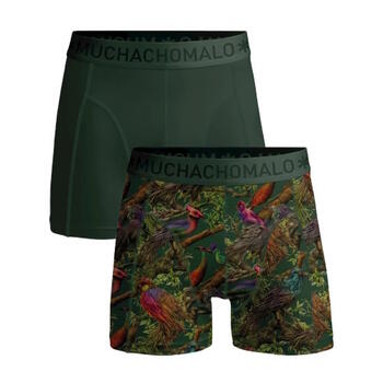 Muchachomalo BirdTree Groen/Print Modal Boxershort