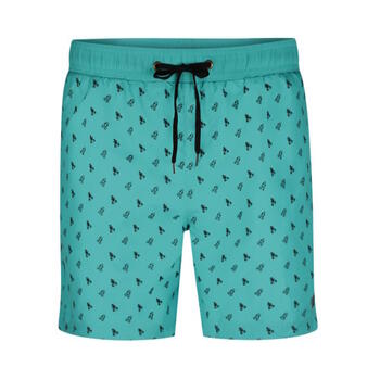  DJ DutchJeans Lobster Groen/Print Zwemshort
