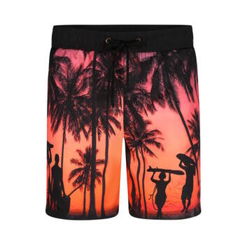  DJ DutchJeans Beach Oranje/Print Zwemshort