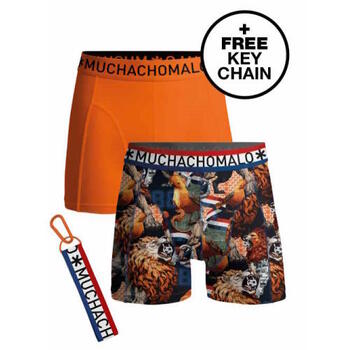 Muchachomalo Dutch Lion Oranje/Print Boxershort