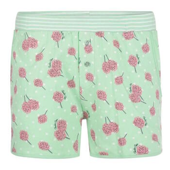 Charlie Choe Bright Days Groen/Print Slaapshort