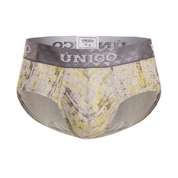 Mundo Unico Enzima Grijs/Print Heren Slip