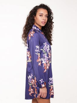 LingaDore Night Ginger Bread Blauw/Print Nachthemd