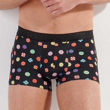 HOM Fabian Zwart/Print Katoenen Trunk