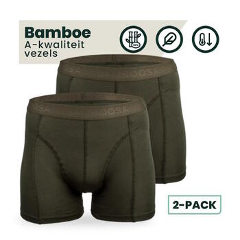 Bamboosa Lewis Khaki Bamboe Boxershort