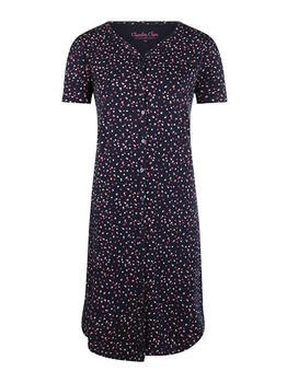 Charlie Choe Bright Days Marine Blauw/Print Nachthemd