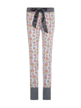 Charlie Choe Retro nights Blauw/Print Pyjamabroek