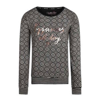 Charlie Choe Goes Retro Zwart/Print Slaapshirt