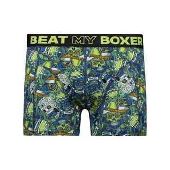 Beat My Boxer Caramba Groen/Print Boxershort